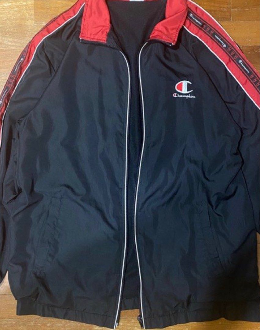 black and red champion jacket Men s Fashion Coats Jackets and