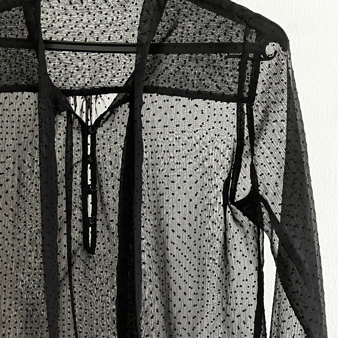 Mesh Dot Front Top