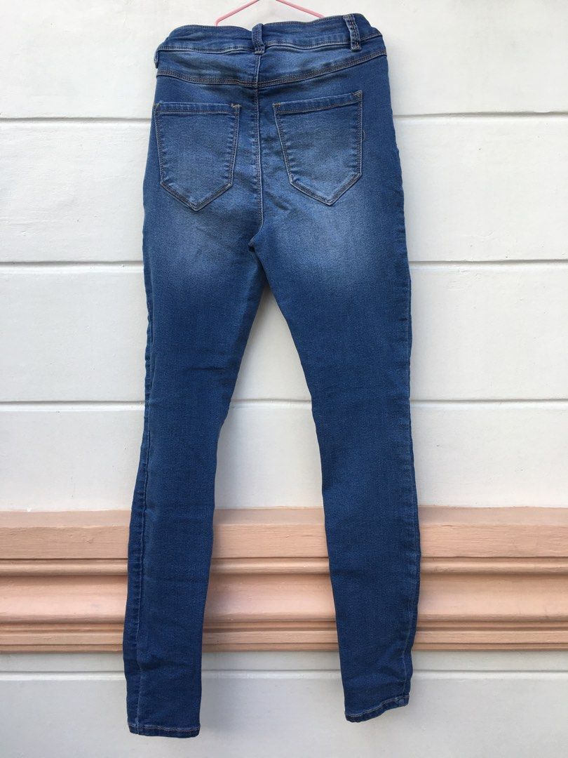 Blue spice high waisted store jeans