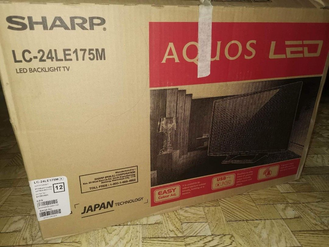 BRAND NEW Sharp 24 inch Tv TV Home Appliances TV Entertainment led-tv-philips-24-inch-tv-home-appliances-tv-entertainment-tv-on