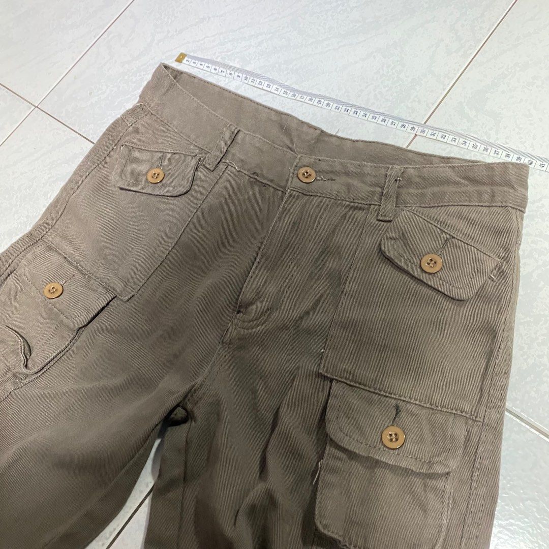 Brown Cargo Pants, Women's Fashion, Bottoms, Other Bottoms on Carousell