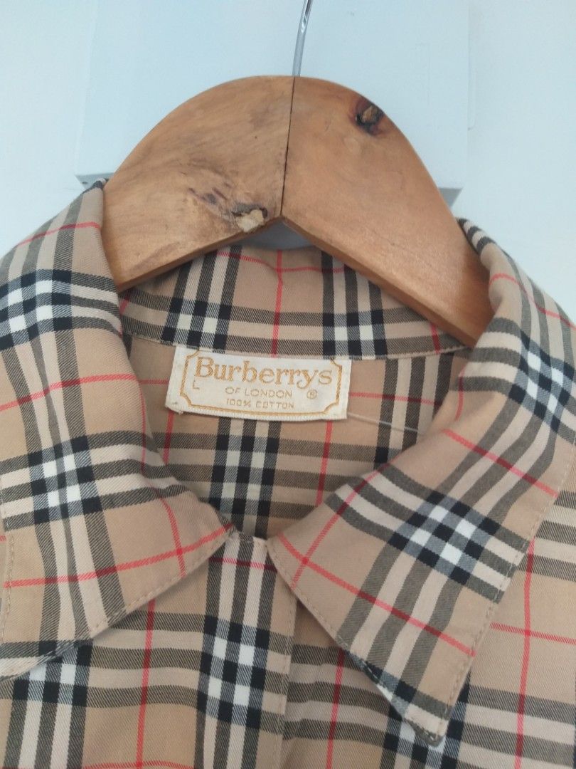 Burberry nova plaid, Women's Fashion, Tops, Shirts on Carousell
