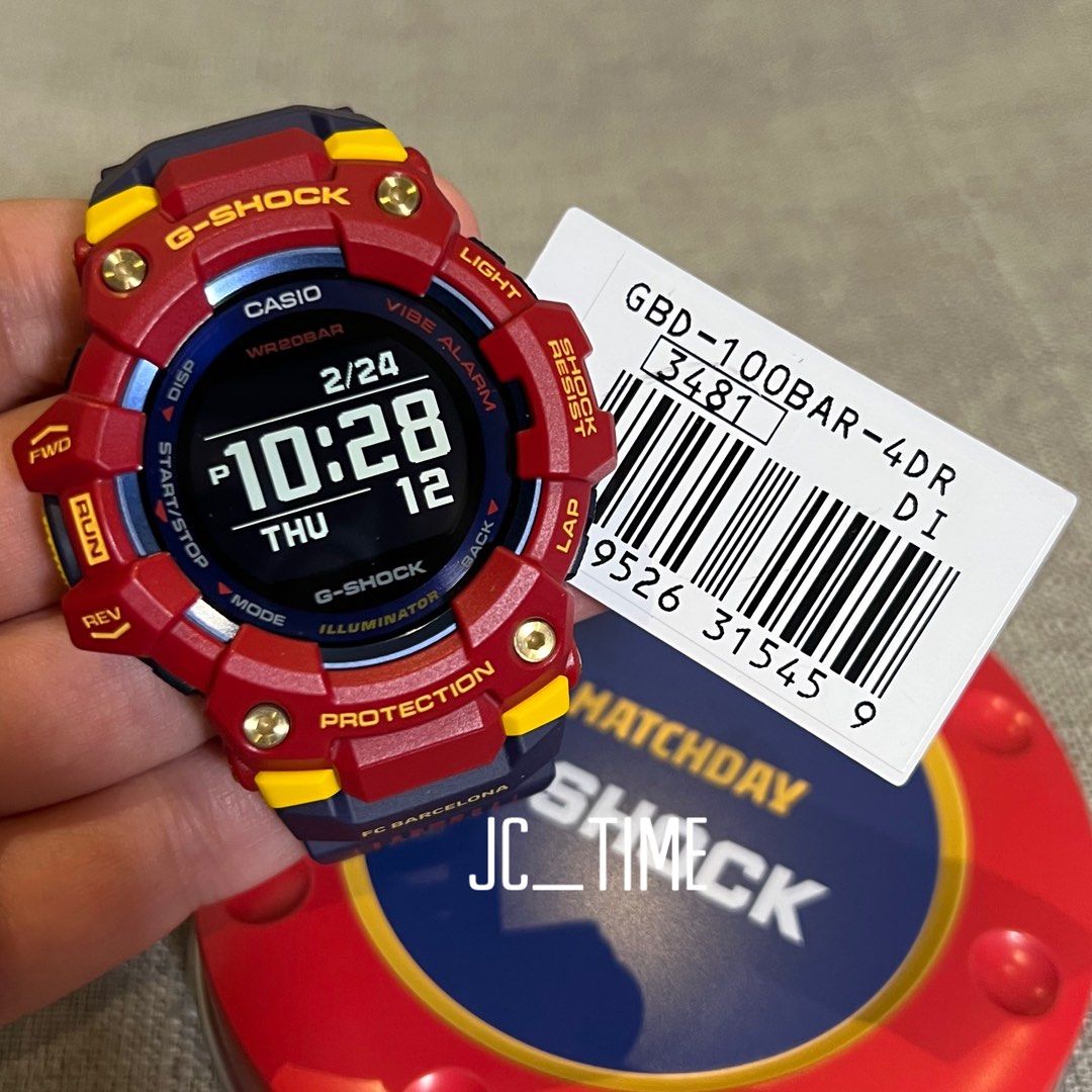 CASIO G SHOCK Collaboration FC Barcelona Football Club GBD100BAR