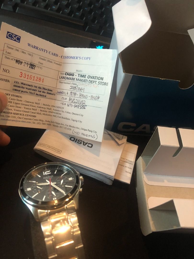 CASIO MTP 1734