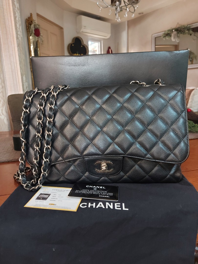 Chanel jumbo caviar, Luxury, Bags & Wallets on Carousell