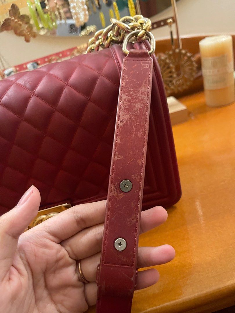 Chanel-Inspired Boy Jelly Bag, Luxury, Bags & Wallets on Carousell