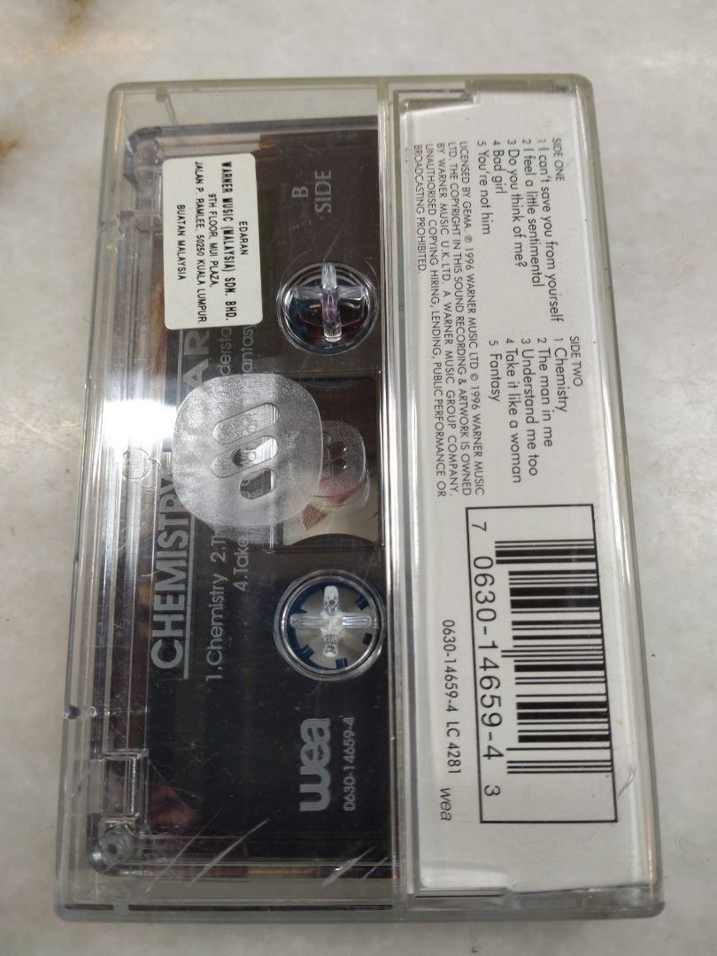 CHEMISTRY SCARLET CASSETTE KASET TAPE, Hobbies & Toys, Music & Media
