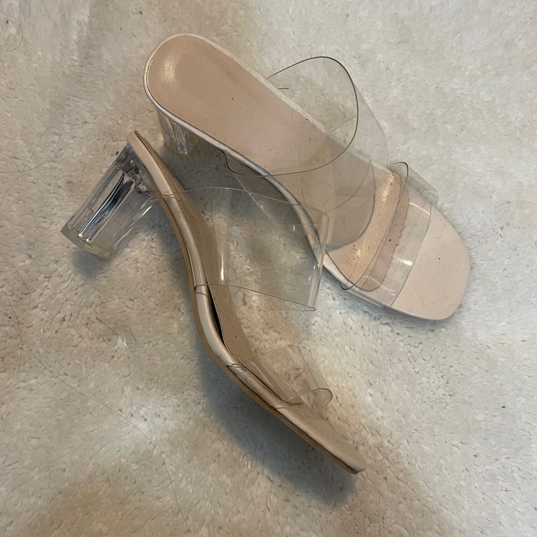 Midi clear heels outlet