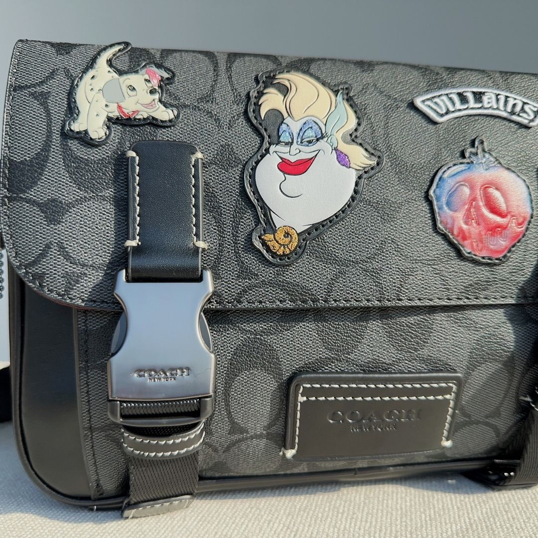 Coach Disney track messenger bag slingbag handbag shoulderbag