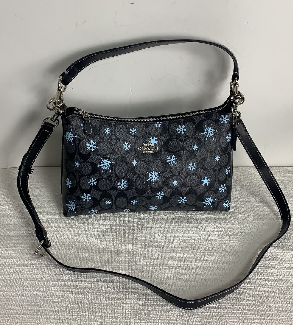 Coach purse with best sale snowflakes