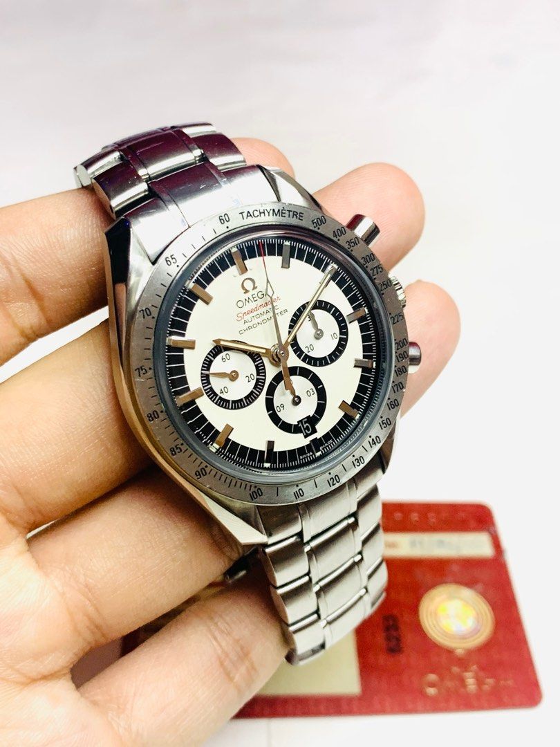 Collector s Item OMEGA Speedmaster Legend Schumacher Panda Dial