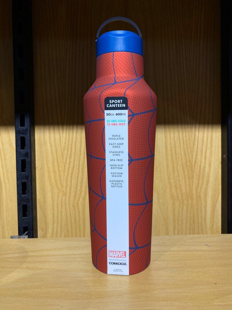 Corkcicle 20oz x Marvel Spiderman, Kitchen & Appliances di Carousell