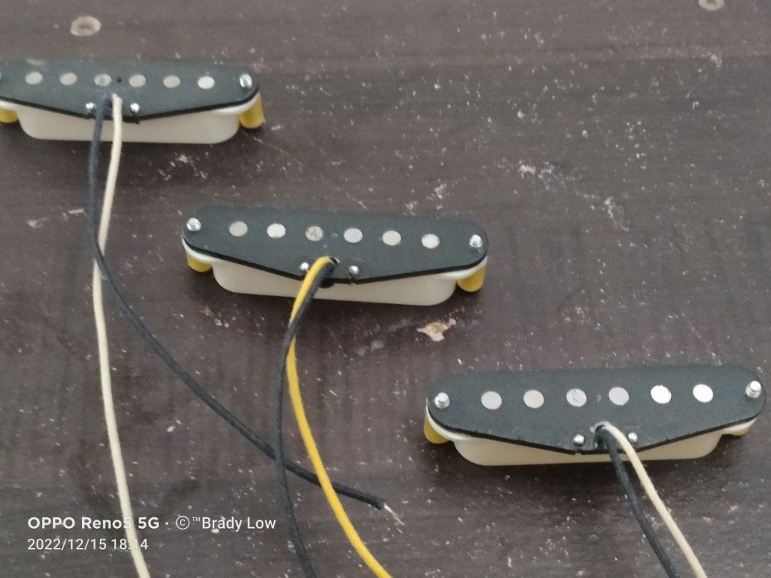 Custom Fender Strat Alnico 5 Pickup Set(RWRP), Hobbies & Toys, Music