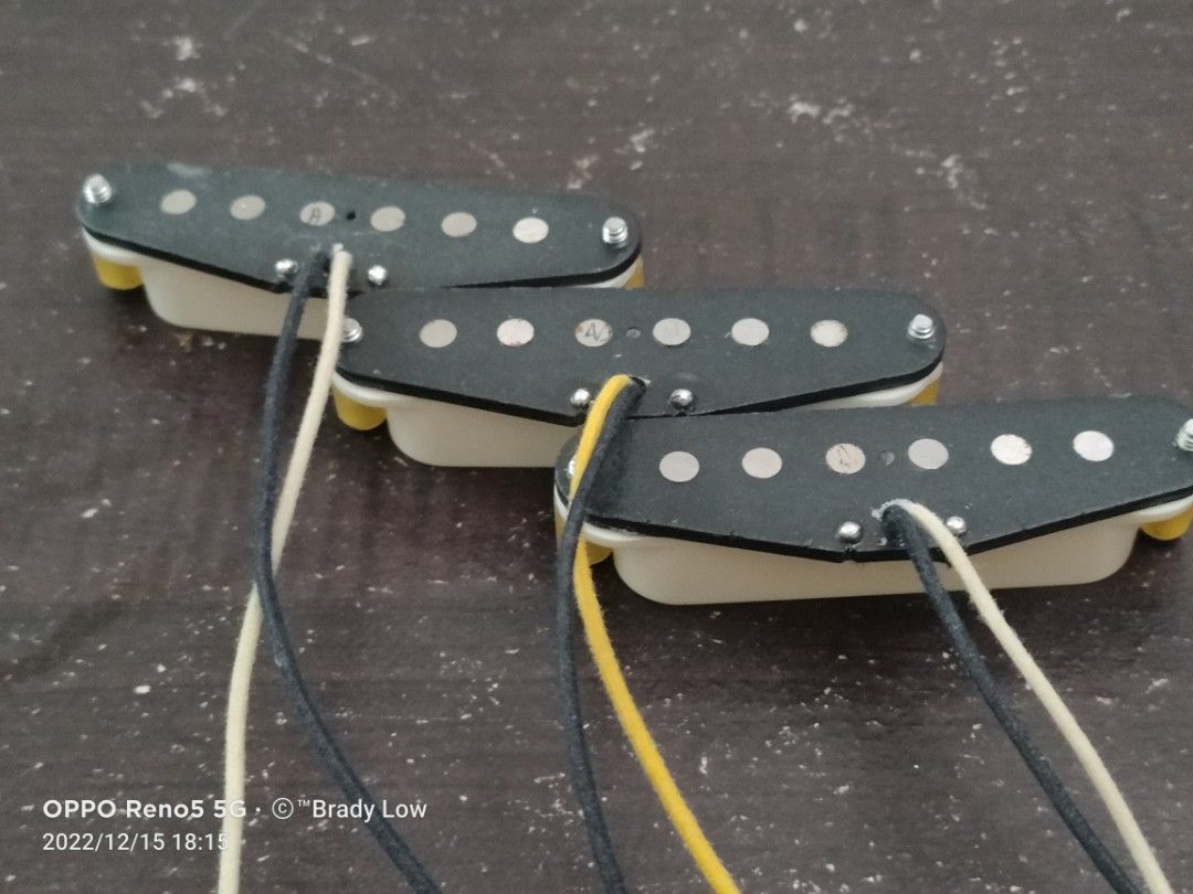 Custom Fender Strat Alnico 5 Pickup Set(RWRP), Hobbies & Toys, Music