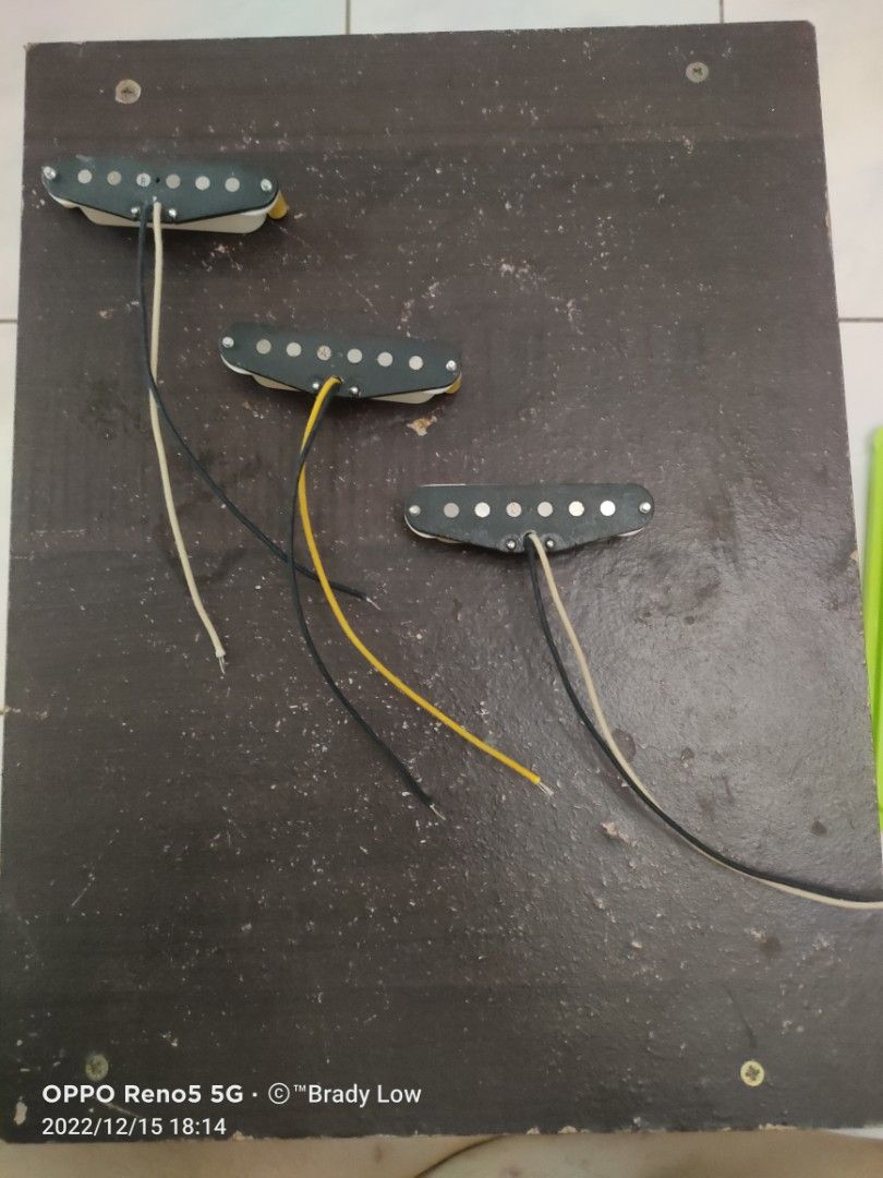 Custom Fender Strat Alnico 5 Pickup Set(RWRP), Hobbies & Toys, Music