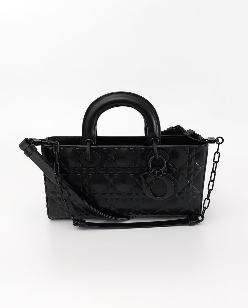 DIOR original lady djoy bag black cannage, Women's Fashion, Bags