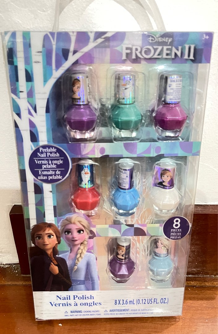 Disney Frozen 2 Nail Polish Set 8 pcs, Hobbies & Toys, Toys & Games on