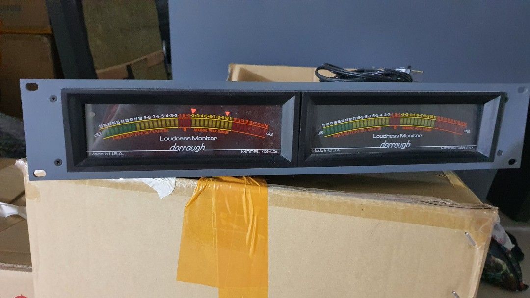 Dorrough 40C2 Analog Loudness Meter with Rackmount, Audio, Other Audio