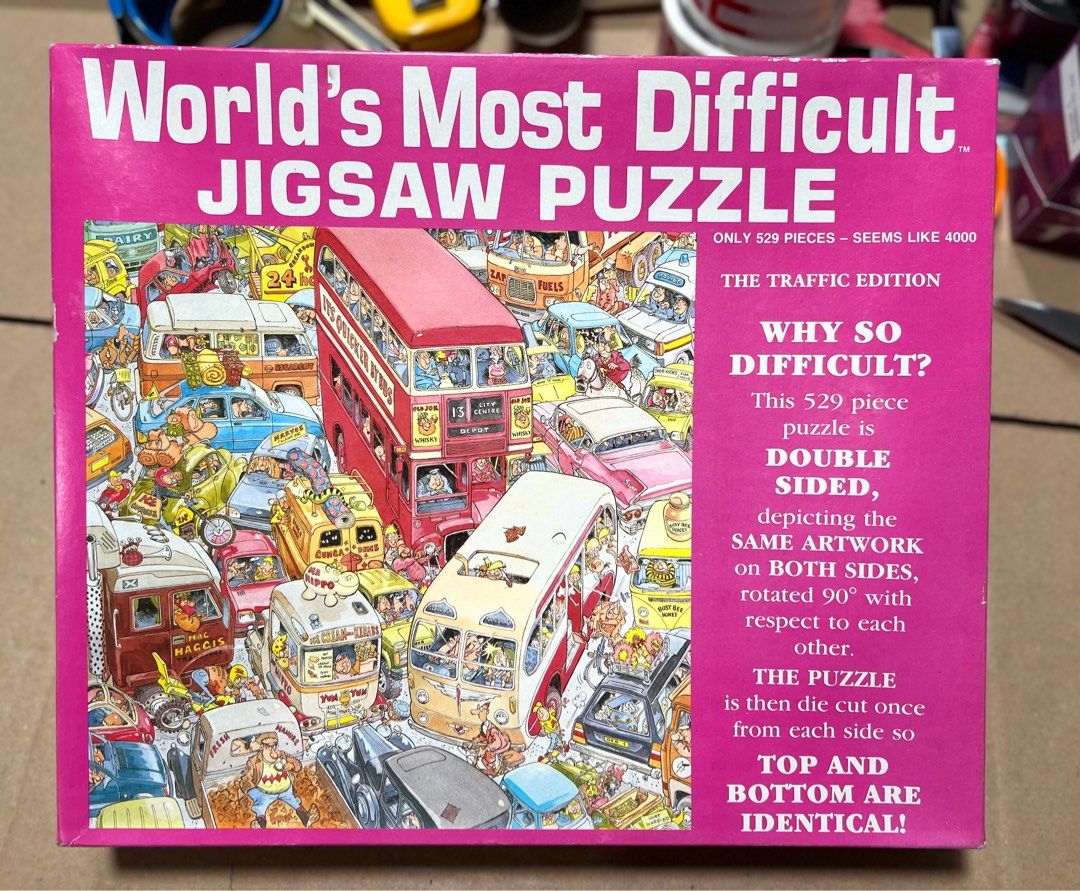 Double Sided Jigsaw Puzzle, Hobbies & Toys, Toys & Games on Carousell