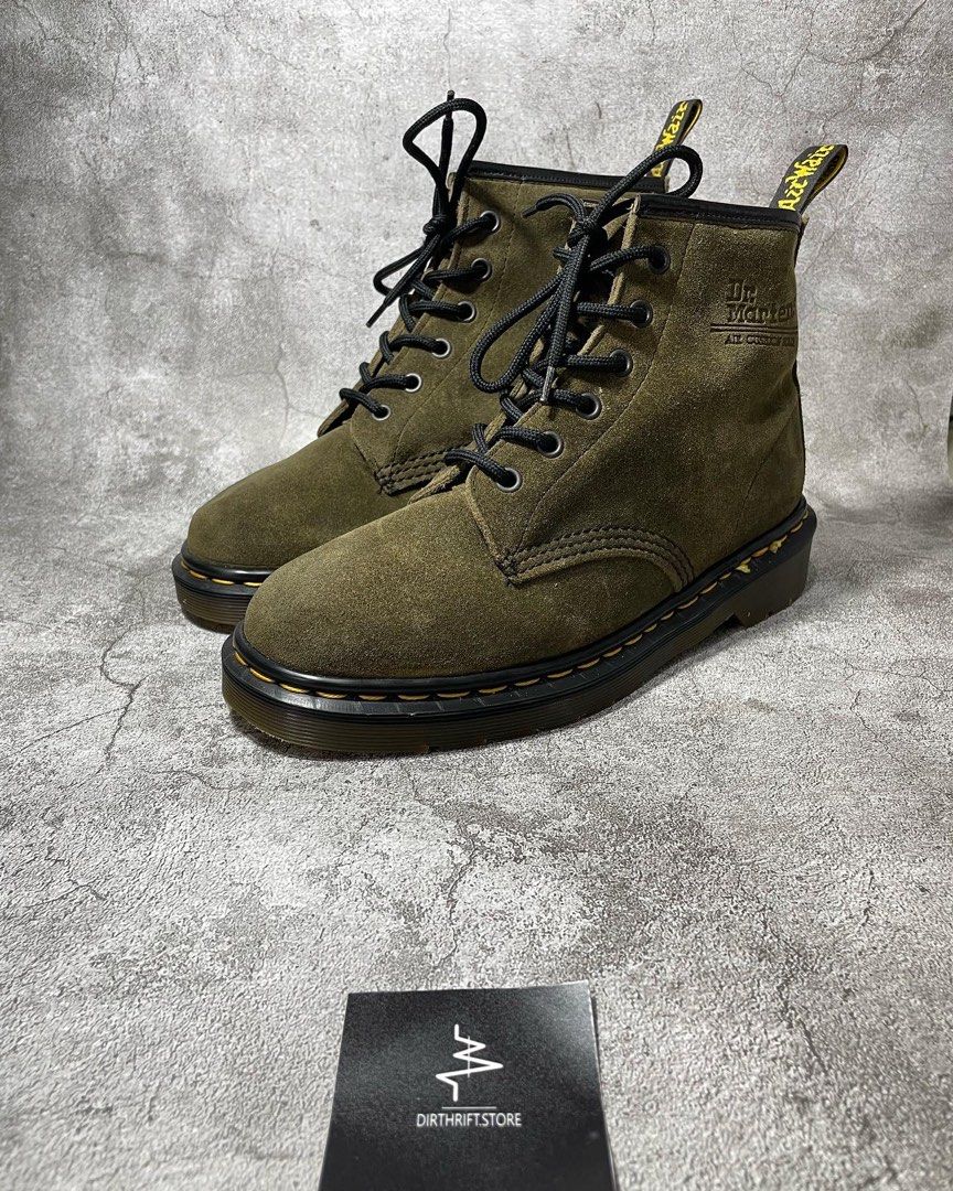 Dr martens 101 olive dasky england Fesyen Pria Sepatu Sepatu