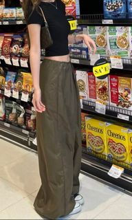 Drawstring cargo pants