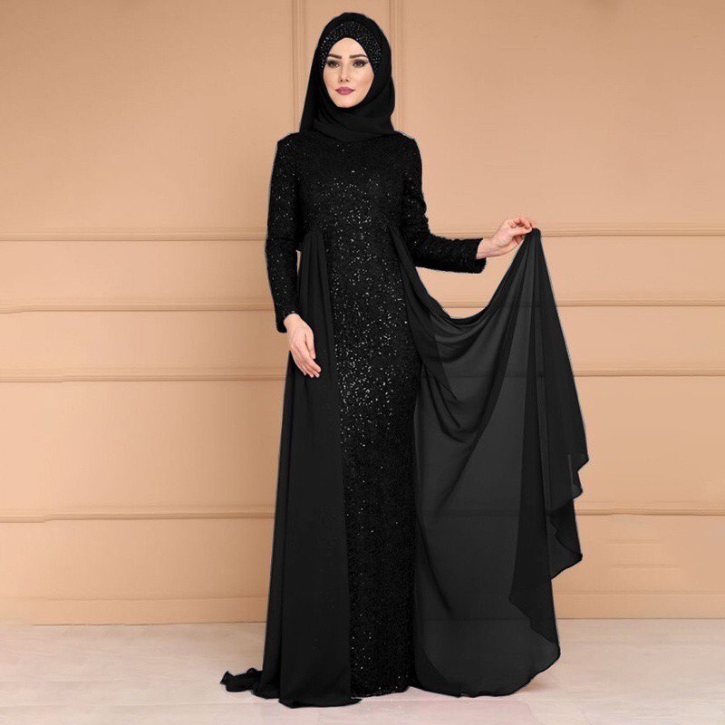 Dress hitam 2025 untuk dinner