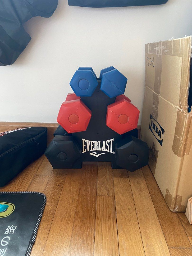 Everlast dumbbell set 12kg cheap