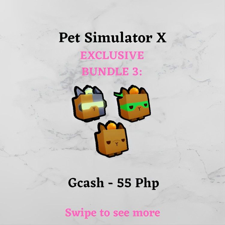 PET SIMULATOR X/99 - MYSTERY DLC CODE - SERIES 2 WITH HOVERBOARD AND  MORE!!, Video Gaming, Gaming Accessories, In-Game Products on Carousell