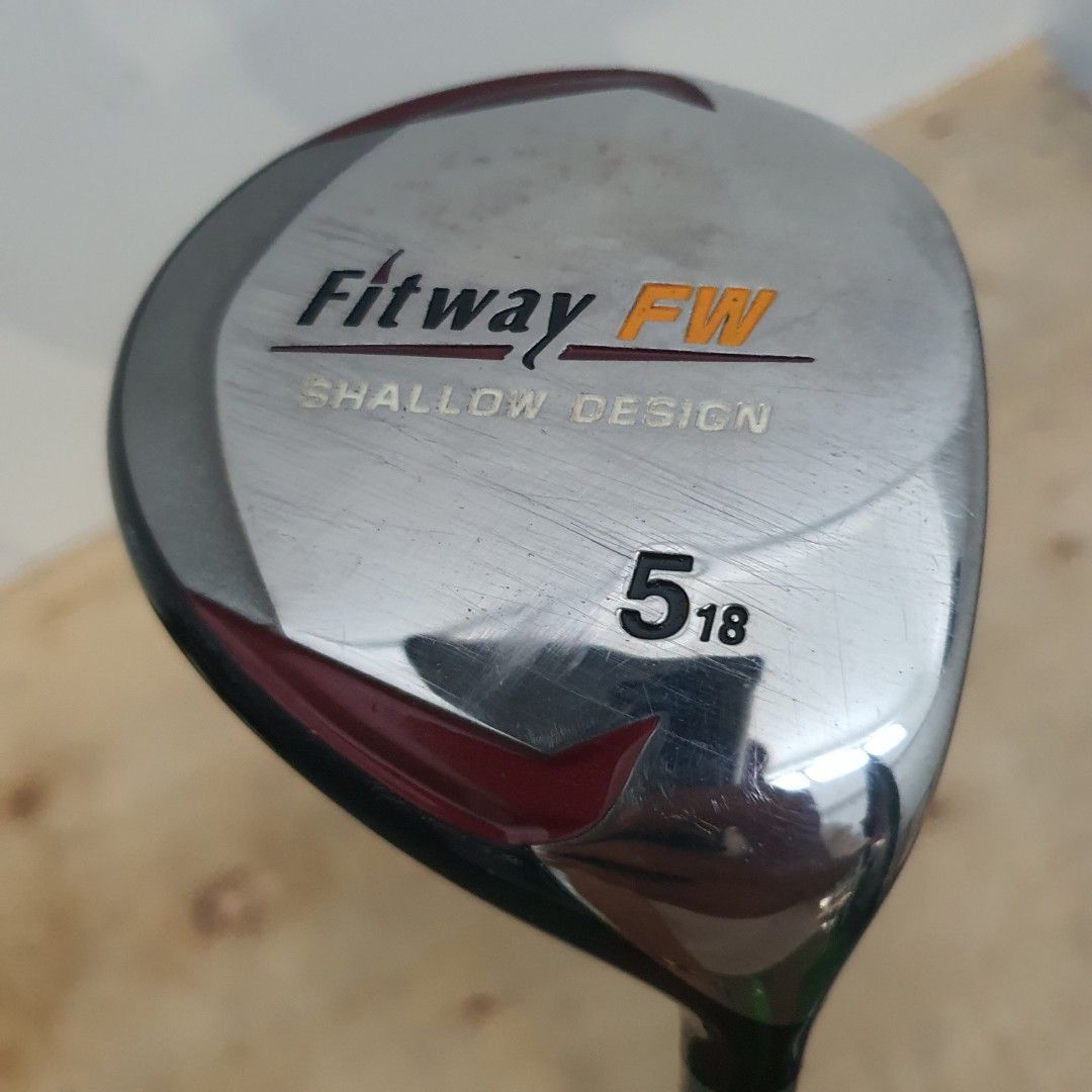 Japanese Fitway FW Shallow Design 15° 3 Wood Regular Graphite Shaft Fitway Grip Japanese Fitway FW Shallow Design 15° 3 Wood Regular Graphite Shaft Fitway Grip