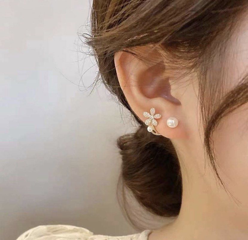 Korean Drama earrings ITAEWON CLASS Korean style 925 Silver One Touch  Earrings S | eBay