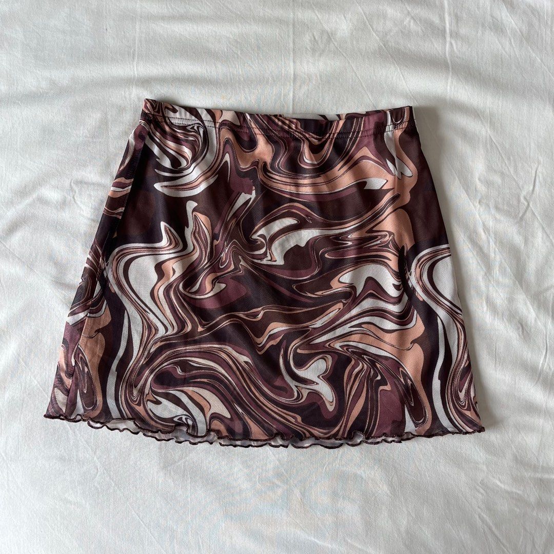 Sutton Skirt - Brown Marble