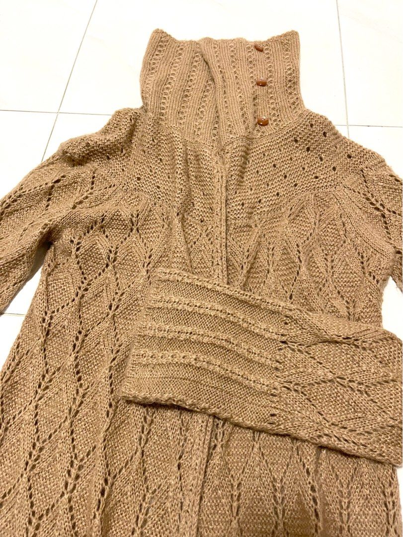 French Connection Autumn Knitted long cardigan Outerwear Women s