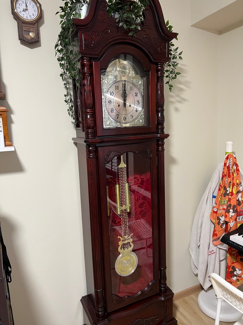 Grandfather clock Fuji Time, Furniture & Home Living, Home Decor