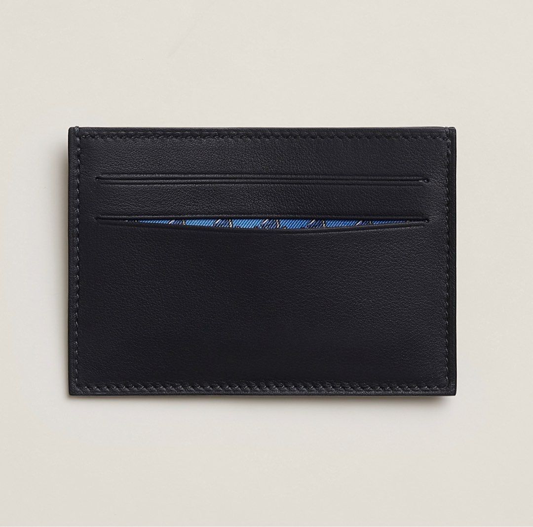 Hermes Citizen Twill Compact Wallet - Graphite Swift