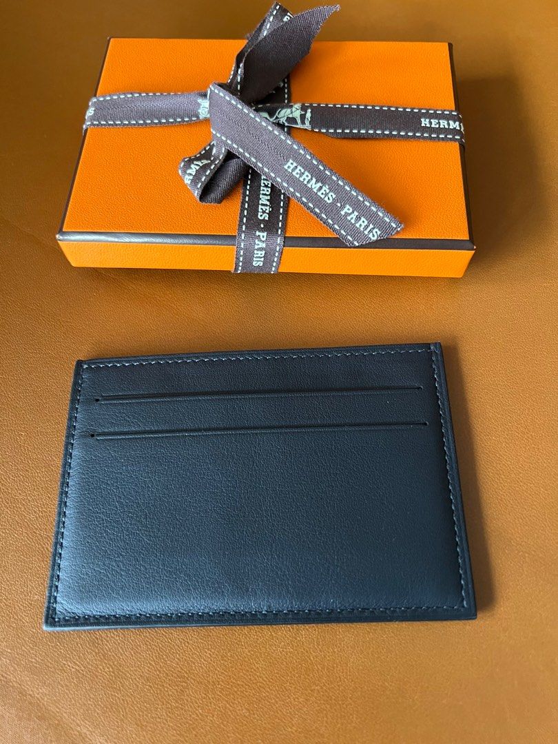 Hermes Citizen Twill Compact Wallet - Graphite Swift