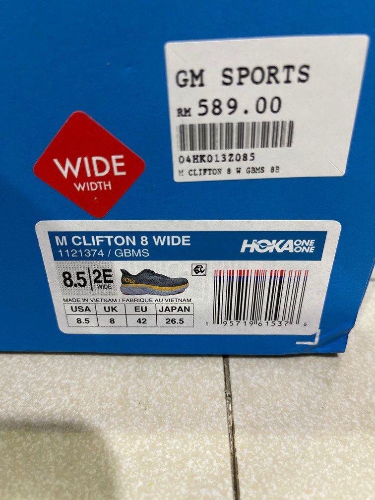 Hoka Clifton 8, Men's Fashion, Footwear, Sneakers on Carousell