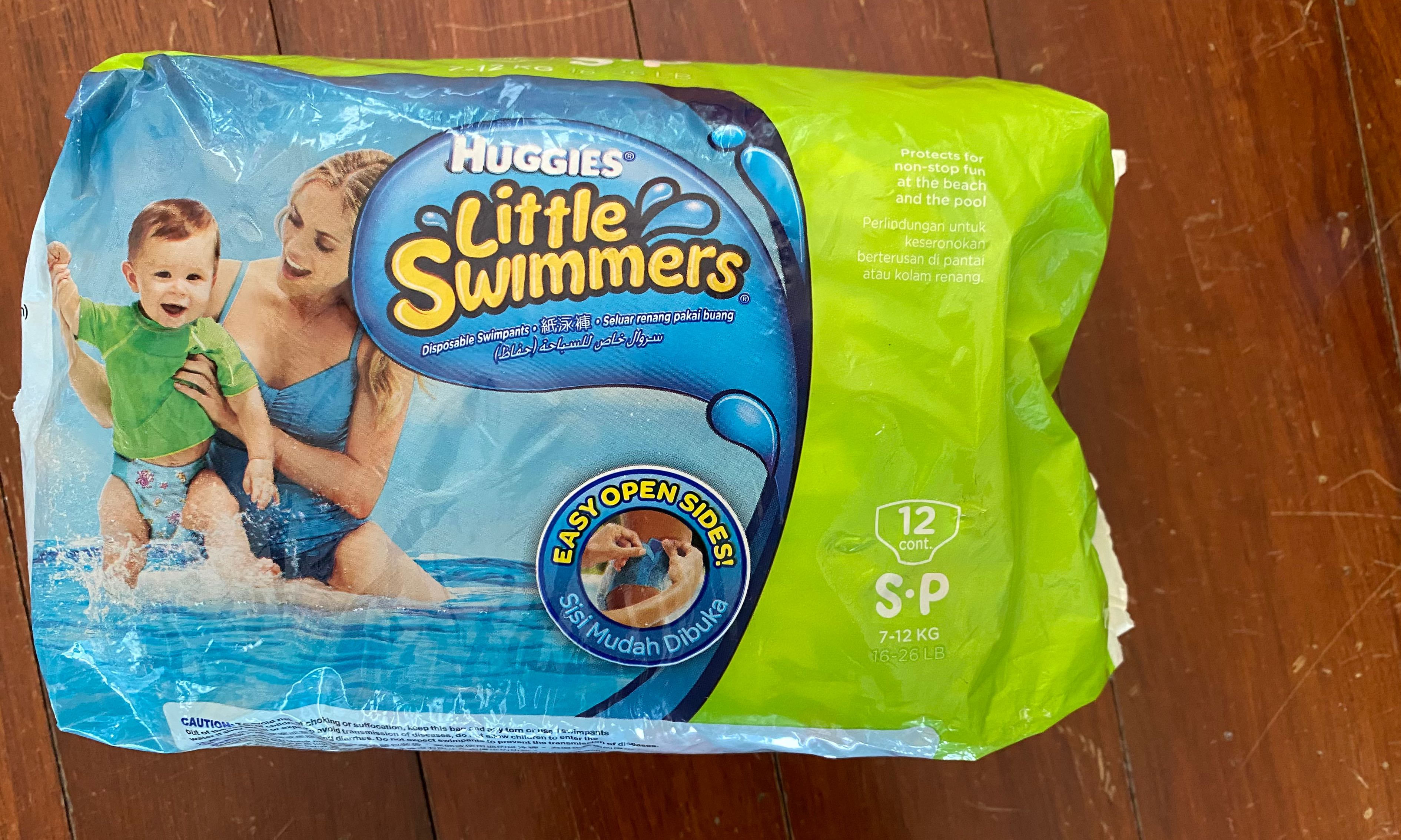 Huggies swimming diapers (S), Babies & Kids, Bathing & Changing, Diapers & Baby Wipes on Carousell