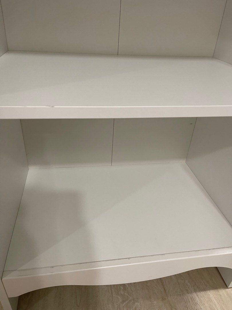 IKEA changing table/ bookshelf with mat & stor baskets, Babies & Kids