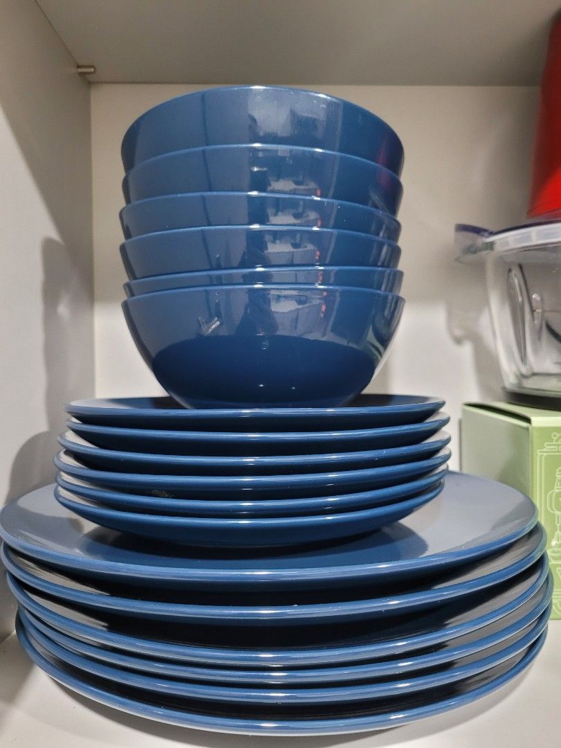 Ikea dinnerware. Plates and bowls, Furniture & Home Living, Kitchenware