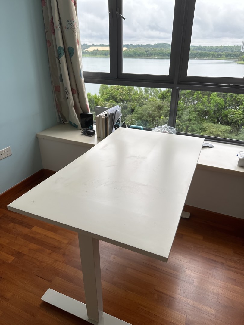 Ikea Height Adjustable Study Table, Furniture & Home Living, Furniture