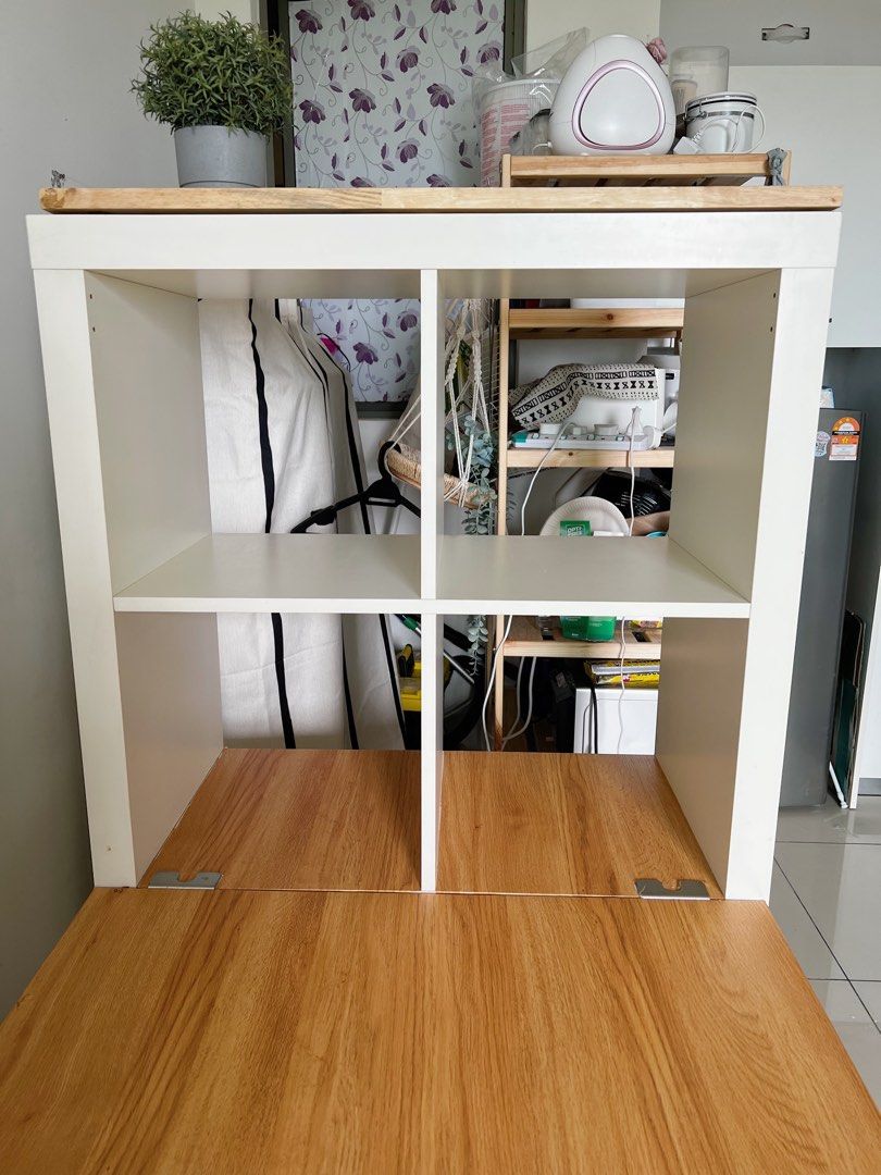 Ikea Kallax with Desk (Lagkapten), Furniture & Home Living, Furniture