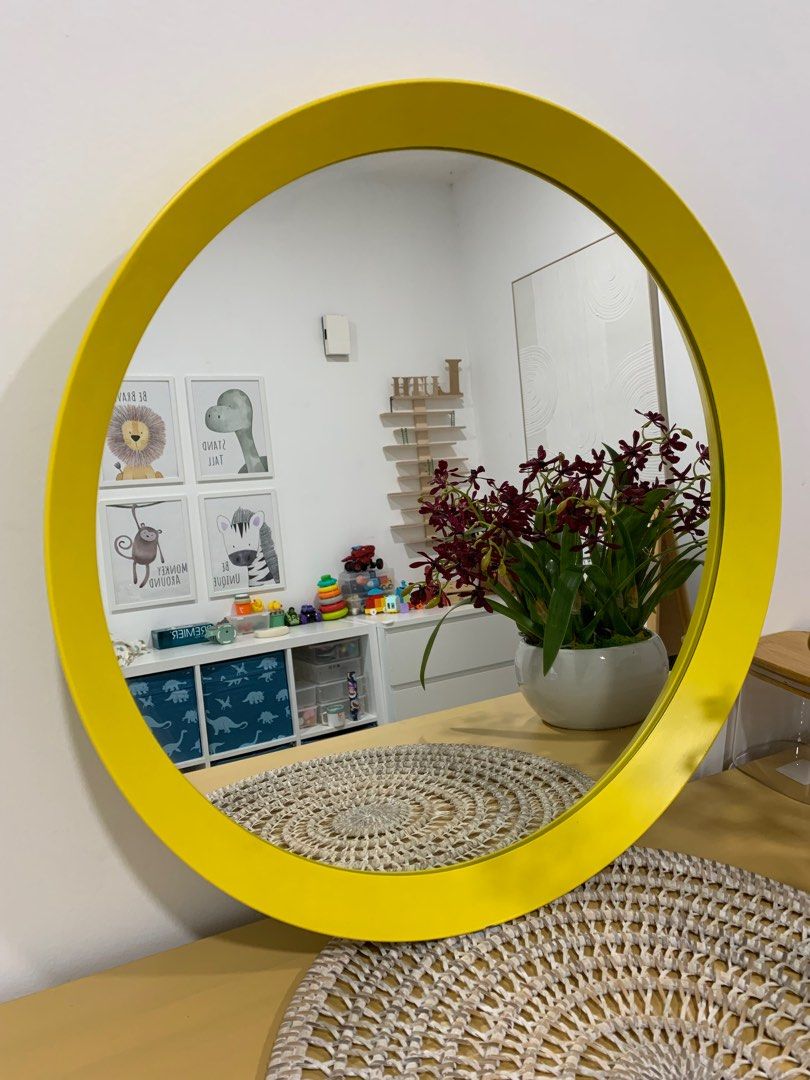 Ikea LANGESUND mirror, Furniture & Home Living, Home Decor, Mirrors on
