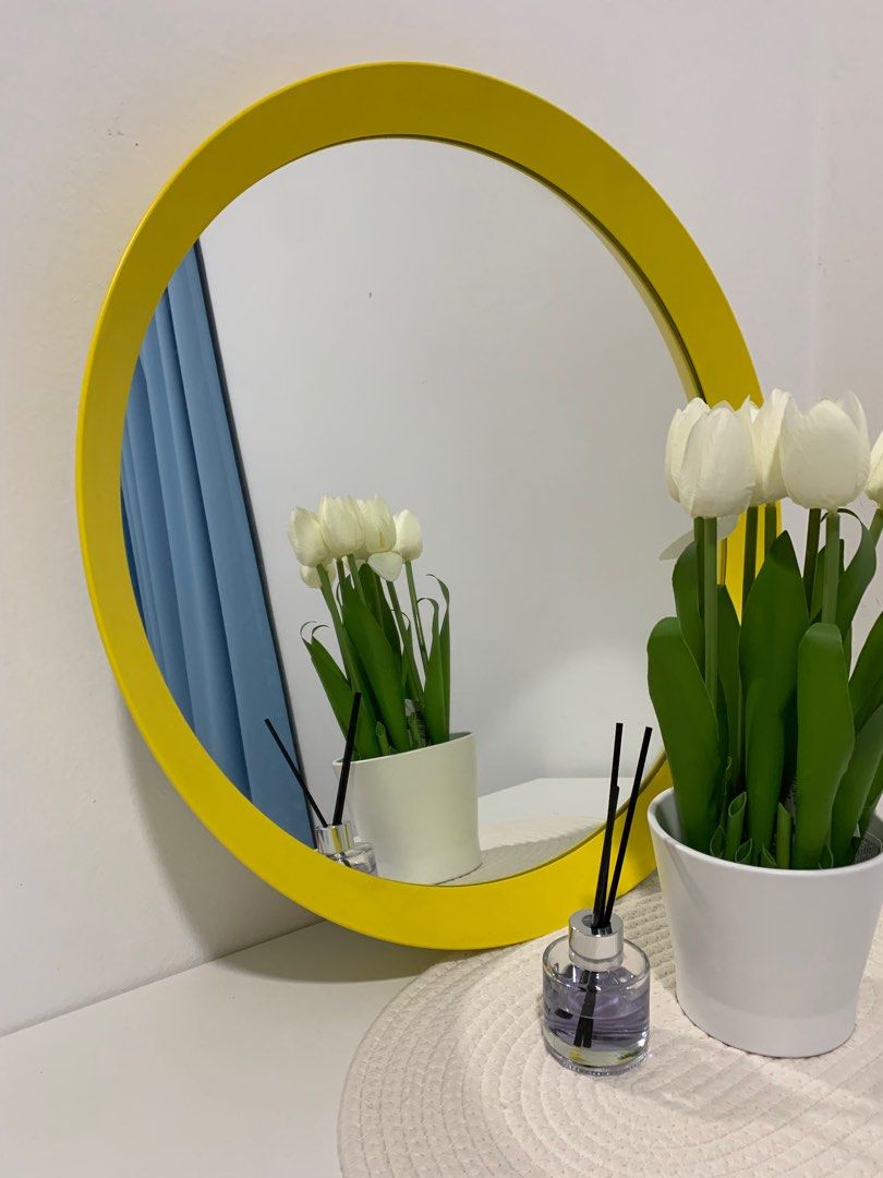 Ikea LANGESUND mirror, Furniture & Home Living, Home Decor, Mirrors on