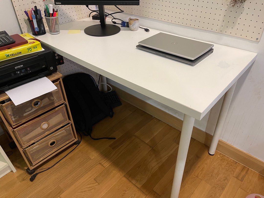 IKEA LINNMON / ADILS Study Office Table, Furniture & Home Living
