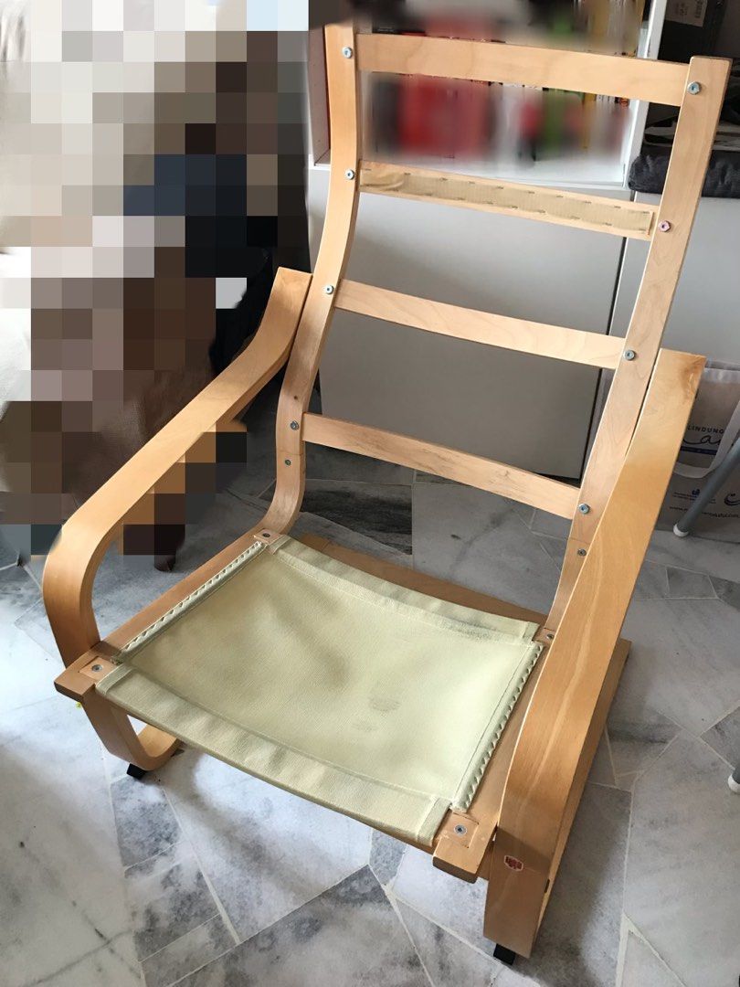 IKEA POANG chair frame, Furniture & Home Living, Furniture, Chairs on