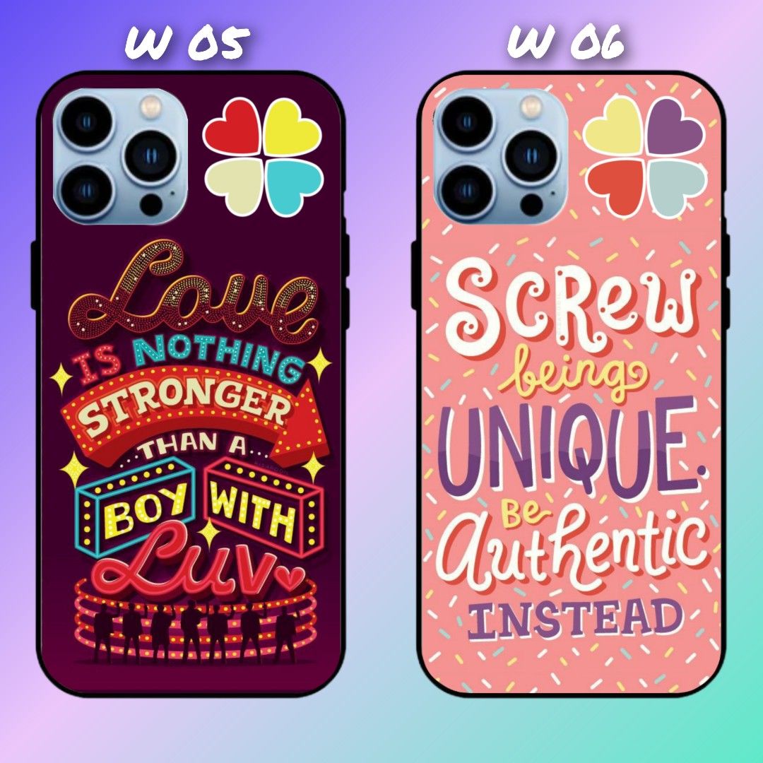 Quotes Android & Iphone Glass PhoneCase, Mobile Phones ...