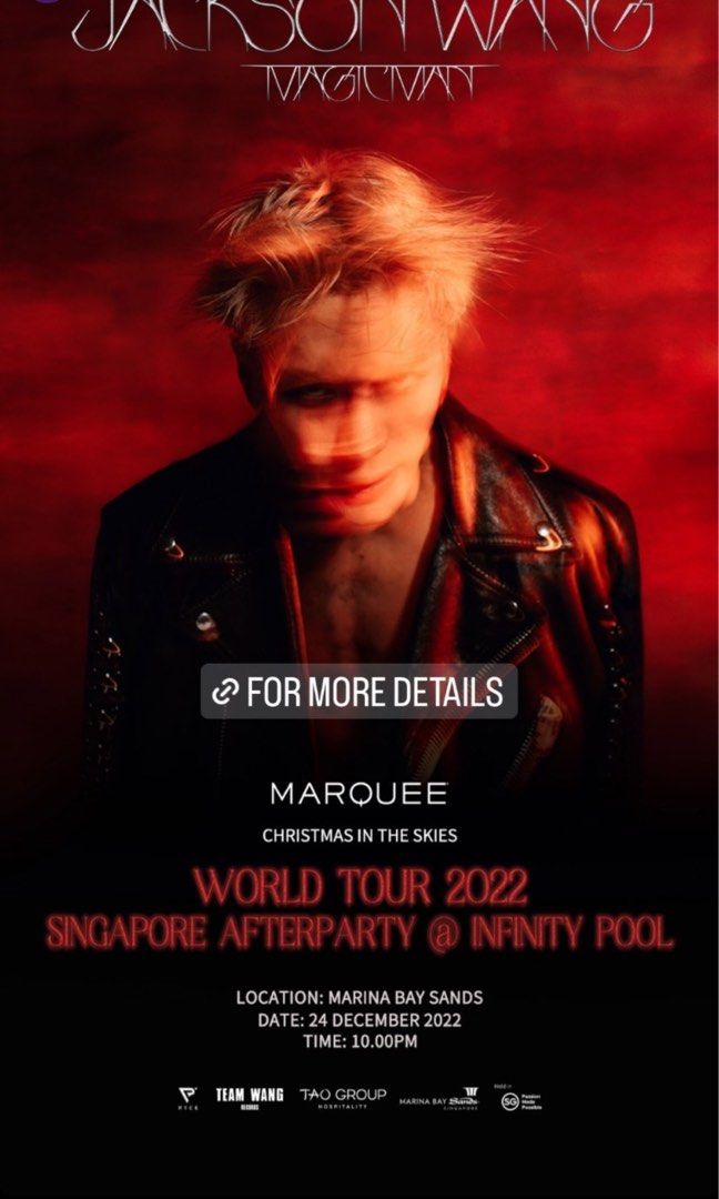 Jackson wang after party, Tickets & Vouchers, Event Tickets on Carousell