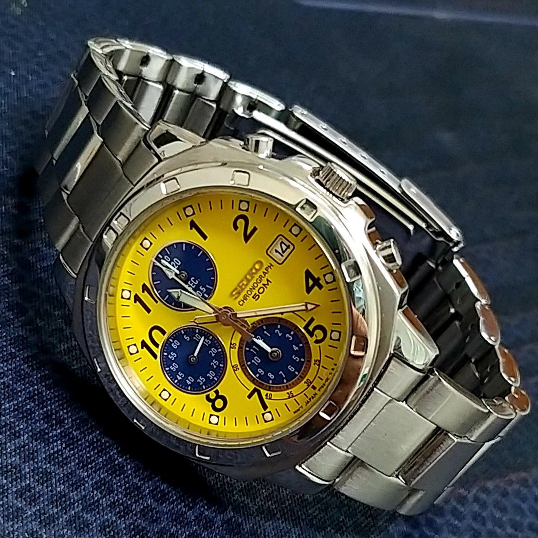 Jam tangan seiko chronograph original outlet