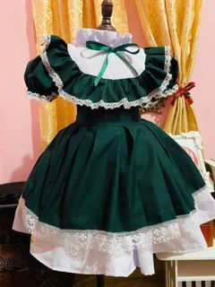 Jeans Clothing  Emerald green Vintage Dress