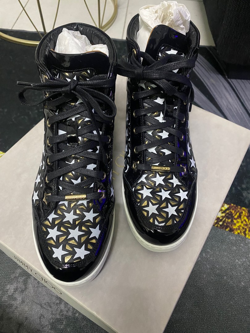 Jimmy choo high top sneakers new arrivals